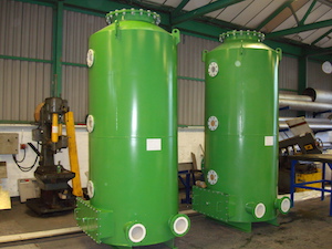 Siloxane Scrubber tanks in works