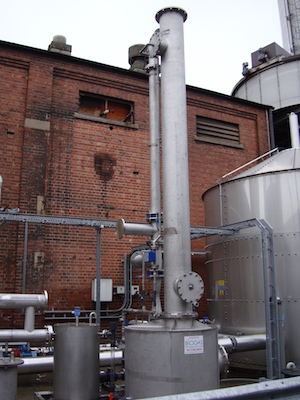 John Smiths brewery H2S chemical scrubber
