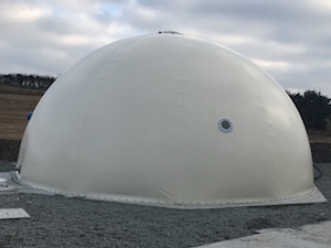 Membrane gas holder, Jaeren Biogas, Norway
