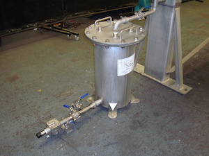 Condensate pot for dehumidifier
