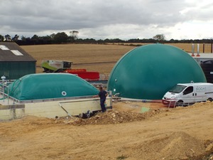 Biogas cover