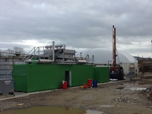 Insulated biogas dome, ALG Biogas, Northern Ireland