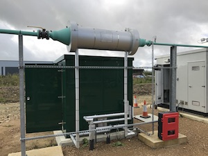 Biomethane heating