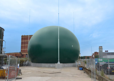 New membrane gas holder installed at Oldham WwTW