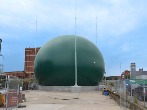 Membrane gas Holder – Oldham WwTW