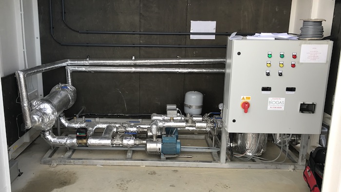 Biogas reheater for Esholt Wastewater Treatment Works