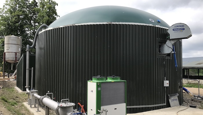 digester-hendwr-farm-Wales Biogas reheater for Esholt Wastewater Treatment Works