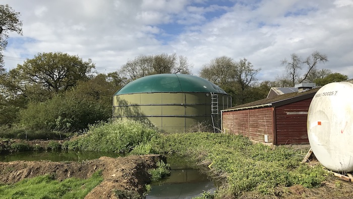 Bransands biogas dehumidifier set up in works